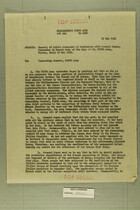 Memo from Colonel T. J. Conway to the Commanding General, Fifth Army, May 15, 1945
