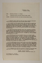 Letter to and from Commanding Officers re: Carrancista Officials and Troops Entering United States, October 16, 1918