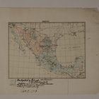 Map of Mexico, November 7, 1913