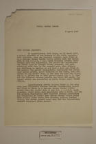 Letter from O. W. Wilson to N. E. Lapenkov, April 2, 1947