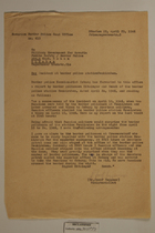 Letter from Josef Heppner to the Military Government for Bavaria - April 29, 1946