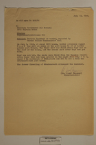 Letter from Josef Heppner to the Military Government for Bavaria - July 12, 1946