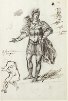 Albanactus, preliminary sketch (pen & ink on paper)