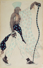 Costume design for `Le Pelerin' : Blue God, 1912