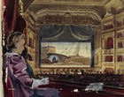 Austria, Interior of Opera house with view of stage from box
