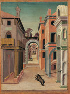 City View (Scenography), 1520 (tempera on panel)
