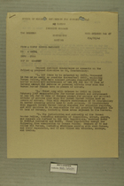 Memo from USFET to OMGUS, February 1947