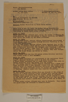 Memo from Dr. Josef Heppner re: Border Violations by Czech Police, May 17, 1946