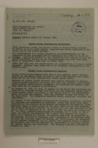 Memo from Dr. Riedl re: Monthly Report for January 1950