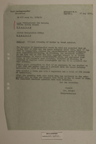 Memo from Dr. Riedl re: Illegal Crossing of Border by Czech Soldier, May 17, 1951