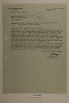 Memo from Georg Mulzer re: Illegal Crossing of Border by 2 Czech Soldiers in the Area of BP Stelle Rehau, October 13, 1950