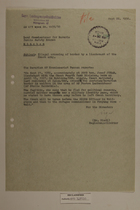Memo from Dr. Riedl re: Illegal Crossing of Border by a Lieutenant of the Czech Army, September 22, 1950