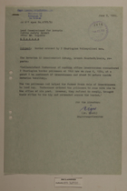 Memo from Dr. Riedl re: Border Crossed by 2 Thuringian Volkspolizei Men, June 9, 1950
