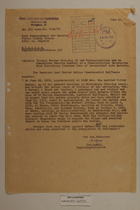 Memo from Dr. Riedl re: Illegal Border Crossing of Two Volkspolizisten, June 21, 1950