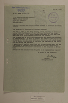 Memo from Georg Mulzer re: Accident of Illegal Border Crosser in Austrian Territory, May 4, 1950