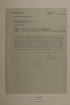 Memo from Dr. Riedl re: Delivery of American Jet Fighter Pilot, July 5, 1951