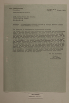 Memo from Dr. Riedl re: Zollassistent Nierschl Killed by Illegal Border Crosser, July 3, 1951