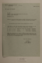 Memo from Dr. Reidl to the Office of the Land Commissioner for Bavaria Public Safety Division re: Expulsion from France, June 21, 1951