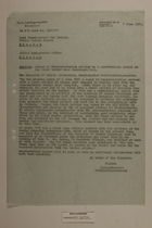 Memo from Schaumberger re: Arrest of Czechoslovakian Soldier, June 7, 1951