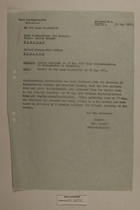 Memo from Dr. Riedl re: Border Incident on 17 May 1951, May 28, 1951