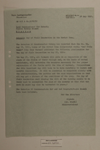Memo from Dr. Riedl re: Day of Field Inspection in the Soviet Zone, May 26, 1951