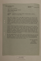 Memo from Dr. Riedl re: Expulsion of Illegal Border Crosser Maria Jarcab, May 23, 1951