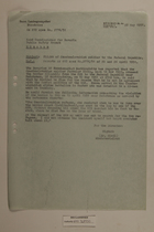 Memo from Dr. Riedl re: Flight of Czechoslovakian Soldier to the Federal Republic, May 22, 1951