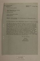 Memo from Dr. Riedl re: Border Incident near Schwanhausen, May 19, 1951