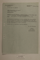 Memo from Dr. Riedl re: Margarete Meinert, May 18, 1951