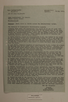 Memo from Dr. Riedl re: Shots Fired by Czechs Across the International Border, May 18, 1951