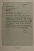 Memo from Dr. Riedl re: Presumed Violation of Border and Arrest of German Nationals by Members of the SNB, May 8, 1951