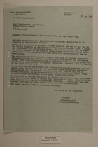 Memo from Schaumberger re: Preparation in the Russian Zone for the 1st of May, April 27, 1951