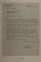 Memo from Schaumberger re: Observations on the Border, April 27, 1951