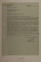Memo from Zanker re: Observations on the Border, May 27, 1951