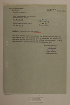 Memo from Dr. Riedl re: Inspection of the Border, March 13, 1951