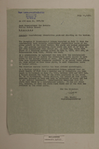 Memo from Dr. Riedl re: Constabulary Observation Posts and Shooting on the Border, July 11, 1930