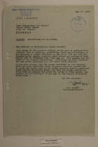 Memo from Dr. Riedl re: Observations on the Border, May 24, 1950
