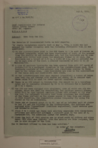Memo re: News from the CSR, May 8, 1950