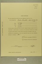 Access Restricted Notice for Item from Folder: Border Incidents, September-December 1949