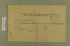 Blank Registration Card from Public Safety Branch to Intelligence Division, September 29, 1949