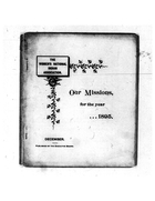 Our missions, for the year...1895