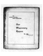 Our missionary report for 1896