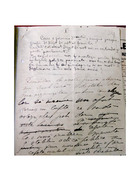 Draft of Alexandrina Cantacuzino's answers to an interview on women's suffrage