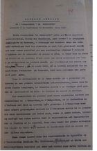 Rapport General de L’Association 'La Solidarite' presenté à la Conférence de Marseille – Mars 1933