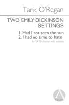 Two Emily Dickinson Settings