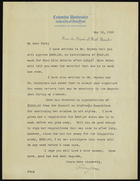 Letter from Franz Boas to Ruth Benedict, May 18, 1929