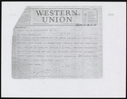 Copy of Telegram from Franz Boas to Ruth Benedict, December 17, 1930
