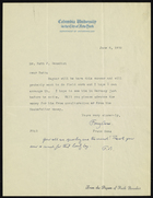 Letter from Franz Boas to Dr. Ruth F. Benedict, June 6, 1932