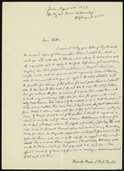 Letter from Franz Boas to Ruth Benedict, August 11, 1932