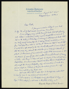 Letter from Franz Boas to Ruth Benedict, August 26, 1935